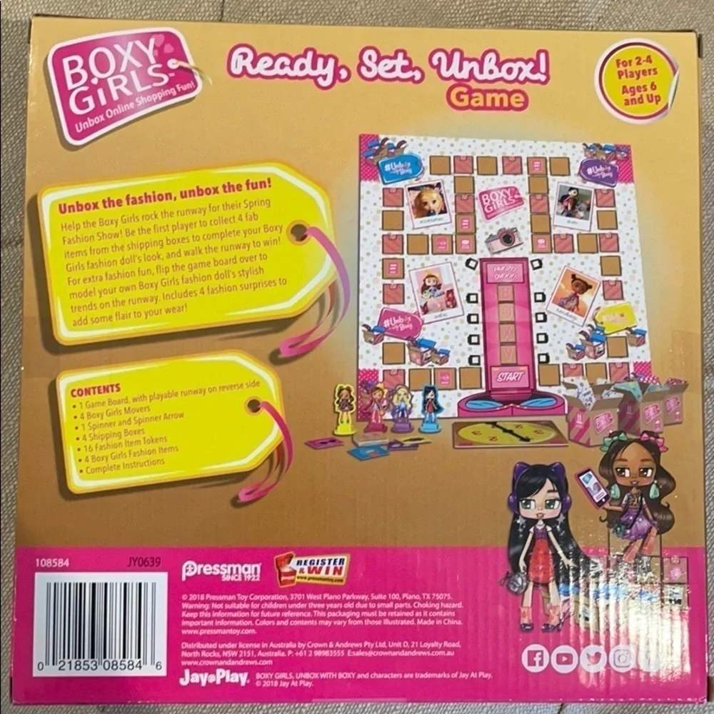 New Pressman Boxy Girls Unbox Online Shopping Fun